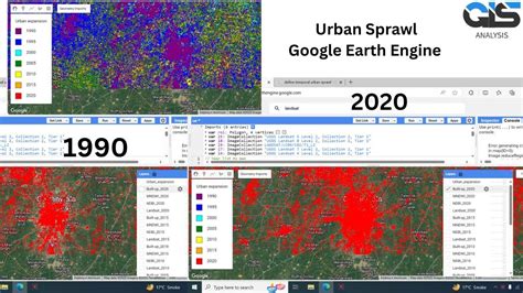 How to make Urban Sprawl Map 1990 - 2023 || Urban Growth || Urban ...