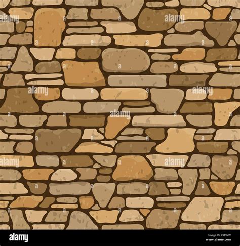 Seamless Grunge Stone Brick Wall Texture. Vector Illustration Stock Vector Image & Art - Alamy