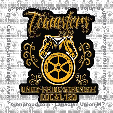 Teamsters Unity Decal – unionproud.com