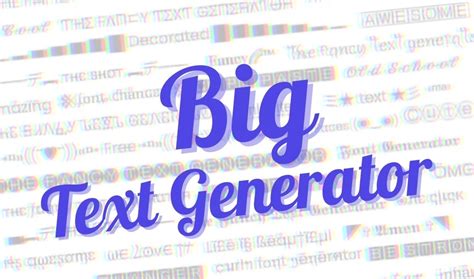 Big Text Generator 😎 3x5 Text Art Generator