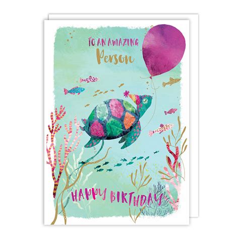 Ling Design, Ltd. - Turtle Birthday Card #LNQ0295