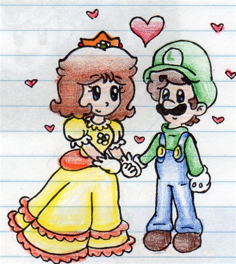 Luigi and Daisy ^^ by BabyAbbieStar on DeviantArt