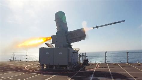 SeaRAM Supersonic Anti-Ship Missile Defense System - YouTube