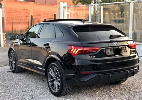 AUDI Q3 SPORTBACK S LINE X3 BLACK EDITION – MONDOMOTORI – Noleggio ...