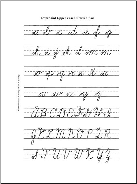 Tracing Cursive Letters Pdf - TracingLettersWorksheets.com