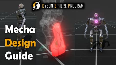 How to customize Mecha | Dyson Sphere Program - YouTube