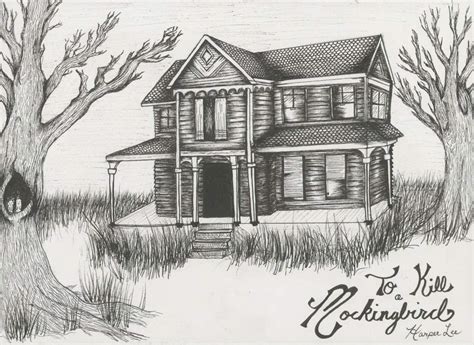 Boo Radley House Drawing : Boo Radley Mockingbird Radleys Kill Quotes Drawings Result Quotesgram ...