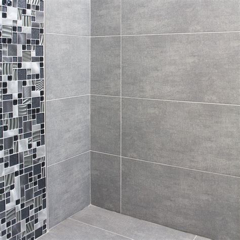 60x30 Viva Light Grey | Grey bathroom wall tiles, Grey bathroom tiles ...