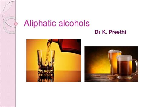 Aliphatic alcohols