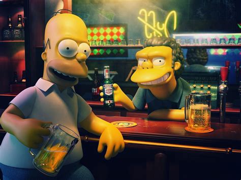 Moe's Tavern Homer and Moe - HD Wallpapers Widescreen - 1920x1440 ...