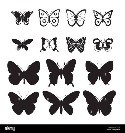 insect butterfly outline vector. nature coloring book insect butterfly outline vector. nature ...