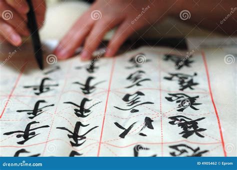 Chinese Calligraphy Stock Photography - Image: 4905462