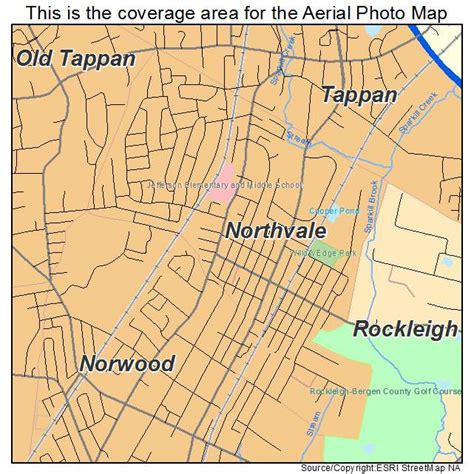 Aerial Photography Map of Northvale, NJ New Jersey