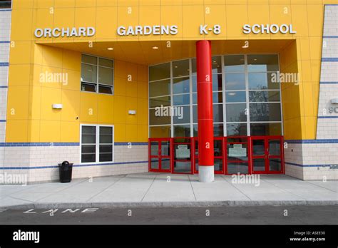 Elementary School Boston Massachusetts Stock Photo - Alamy