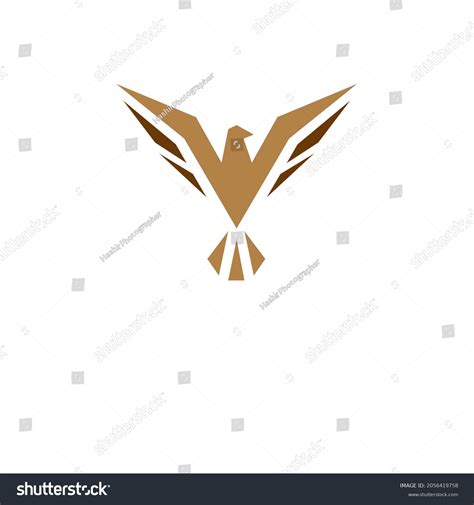 Golden Bird Best Logo Design White Stock Illustration 2056419758 ...