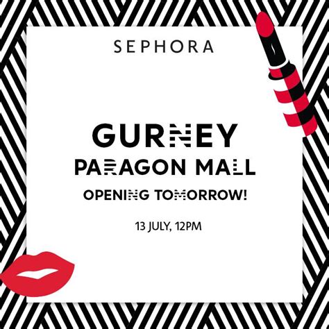 FREE Sephora Gift Voucher RM50 (First 100) @ Gurney Paragon 12PM 13 July 2017