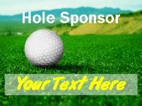 Hole Sponsor Signs