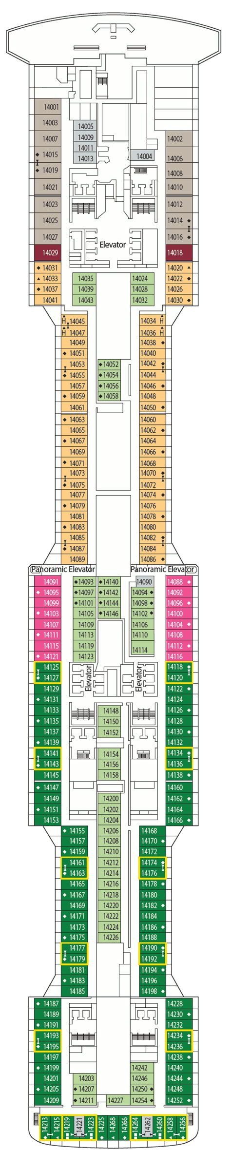 MSC Meraviglia Deck Plans