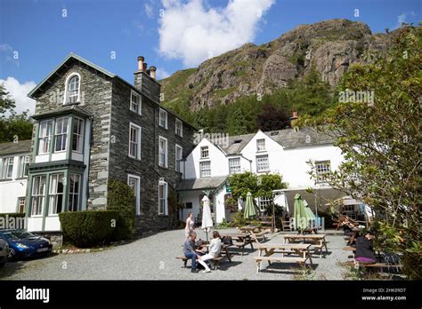 old dungeon ghyll hotel langdale valley, lake district, cumbria, england, uk Stock Photo - Alamy