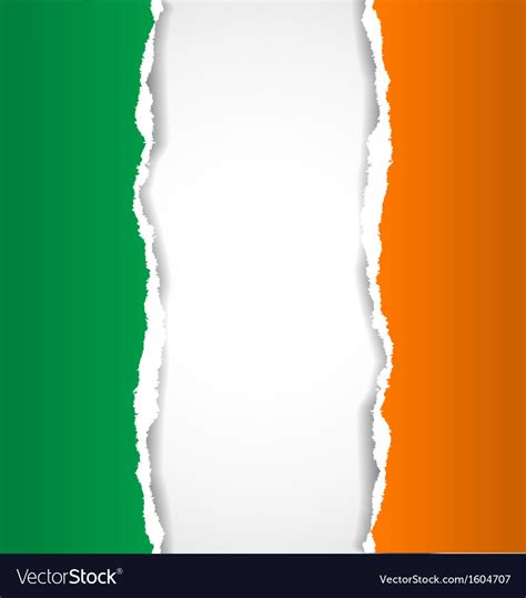 Irish flag background Royalty Free Vector Image