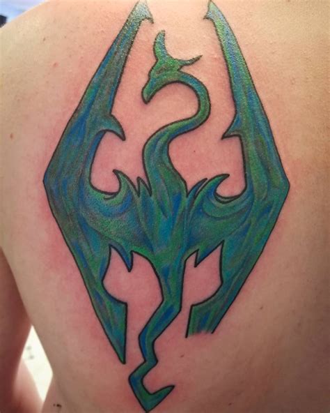 101 Amazing Skyrim Tattoo Ideas That Will Blow Your Mind! | Skyrim ...