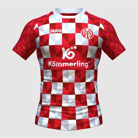 1. FSV Mainz 05 23-24 Home - FIFA 23 Kit Creator Showcase