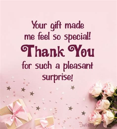 Surprise Gifts Quotes, Thank You Gift Quotes, Thank You Quotes For ...