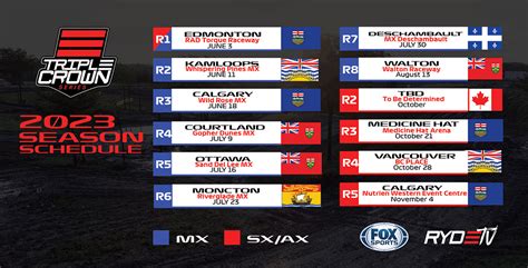 Triple Crown Series 2023 schedule announced - Triple Crown Series