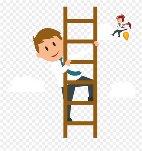 Svg Climbing A Ladder Clipart - Climb Cartoon - Png Download (#277981 ...