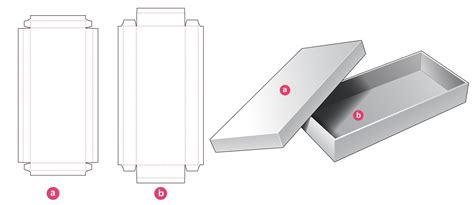 2 piece rigid long box 1267427 Vector Art at Vecteezy