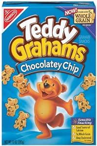 Amazon.com: Teddy Grahams Graham Snacks, Chocolatey Chip 10 Oz (Pack of 3)