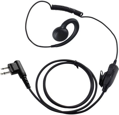 Amazon.com: abcGoodefg Two Way Radio Earpiece, 2 Pin Walkie Talkie ...