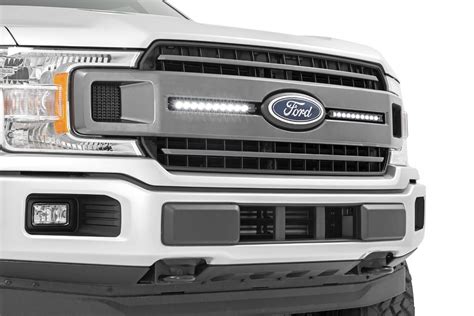 Ford Dual 10in LED Grille Kit (18-21 F-150 | XLT) | Rough Country