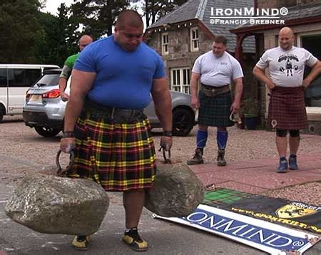 IHGF Scottish Stones of Strength World Challenge: Dinnie Stones Take a Walk