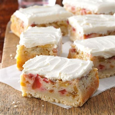 Rhubarb Custard Bars | Recipe | Rhubarb recipes, Rhubarb and custard, Rhubarb custard bars