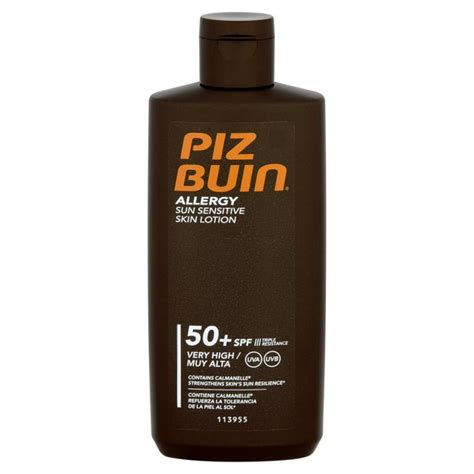 Piz Buin Allergy Sensitive SPF 50 Sun Lotion | Ocado