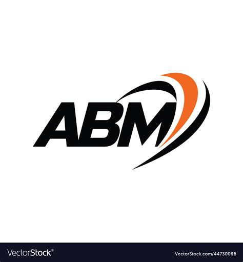 Abm monogram logo Royalty Free Vector Image - VectorStock