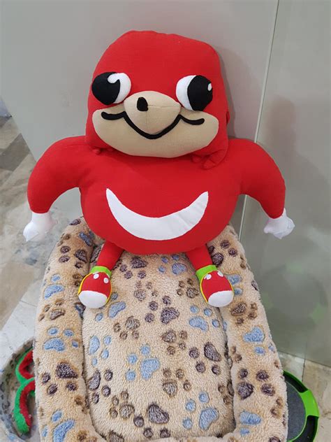 Ugandan Knuckles Plush by albinokoi on DeviantArt