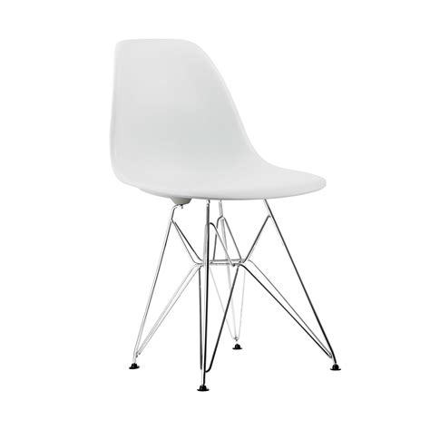 Eiffel Slope Chair in White | dotandbo.com dining chair Eames Dining Chair, Midcentury Modern ...