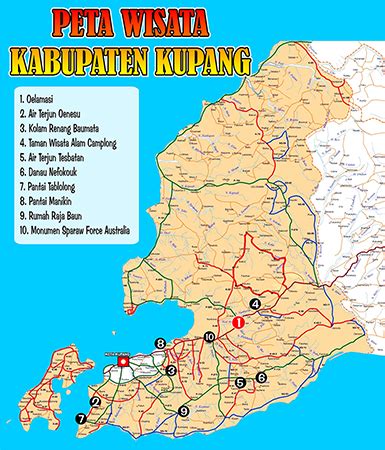 Peta Kupang Lengkap dengan Nama Kecamatan - Lamudi