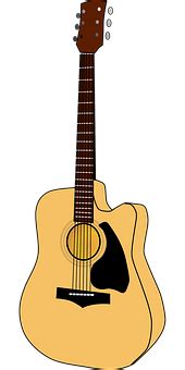 Download Acoustic Guitar Illustration | Wallpapers.com