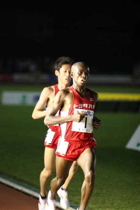 Samuel wanjiru when he belonged to Toyota Kyushu in Japan (2005). | Track and field, Japan, Kyushu