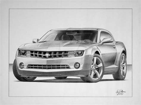 Chevrolet Camaro Drawing : Camaro Chevrolet Ss Convertible Drawing 3d Model | Bocadewasuer