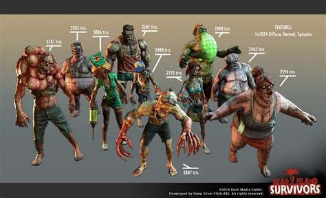 ArtStation - DEAD ISLAND SURVIVORS - Heroes and Zombies, Dario Furlan Dantert | Survivor ...