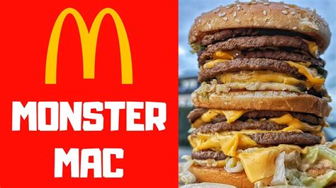 Monster Mac (Secret Menu Item) - McDonald`s - Review - SHFFR WEIHNACHTSFEIER - YouTube