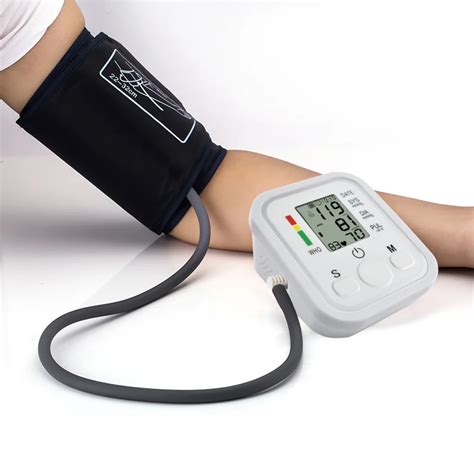 Full automatic upper arm blood pressure Monitors bp digital electronic sphygmomanometer ...