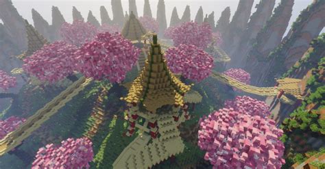 Cherry Blossom Spawn Minecraft Map