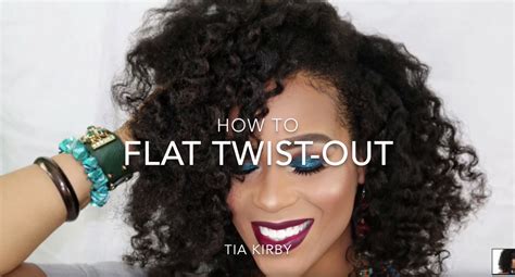 Fluffy Flat Twistout on Natural Hair | How To - Adore Natural Me