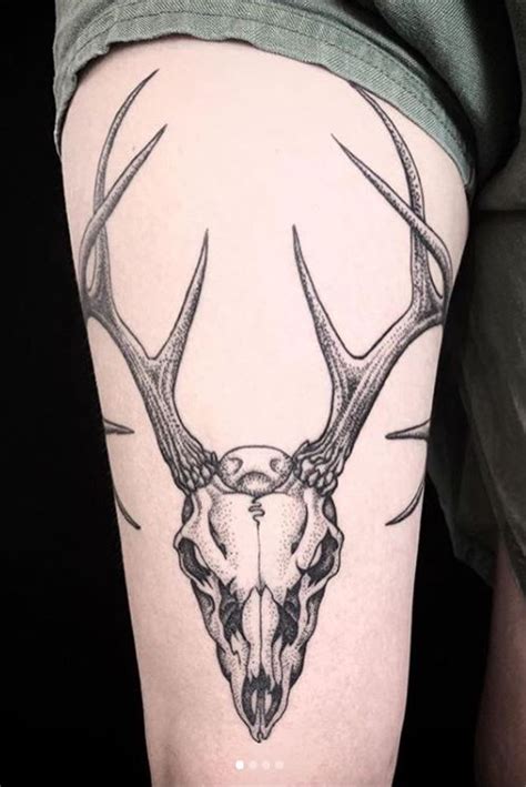 Deer Skull Tattoos - Ideas, Designs & Meaning - Tattoo Me Now