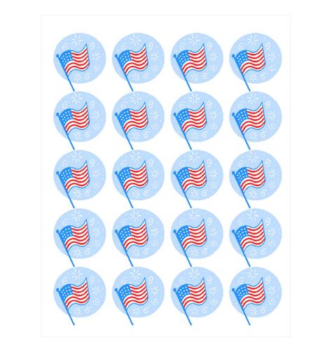 American Flag Stickers | American Flag Decals » Template Haven